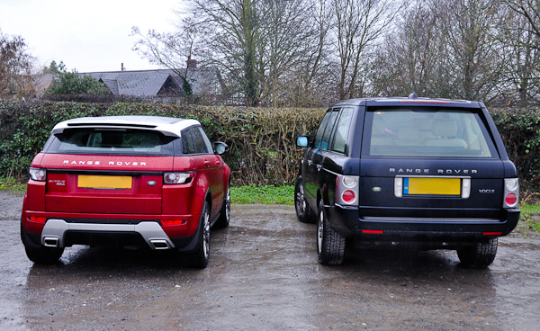Evoque and Range Rover