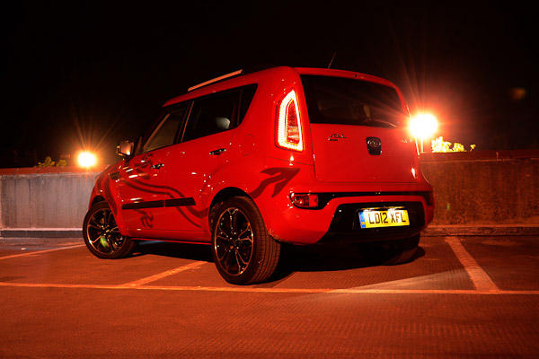 Kia Soul Inferno CRDI Red Rear