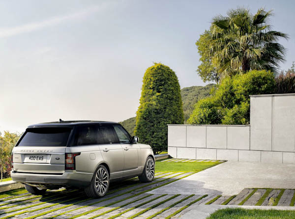 Range Rover Silver Rear