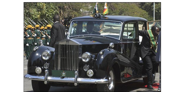 Mugabe's car
