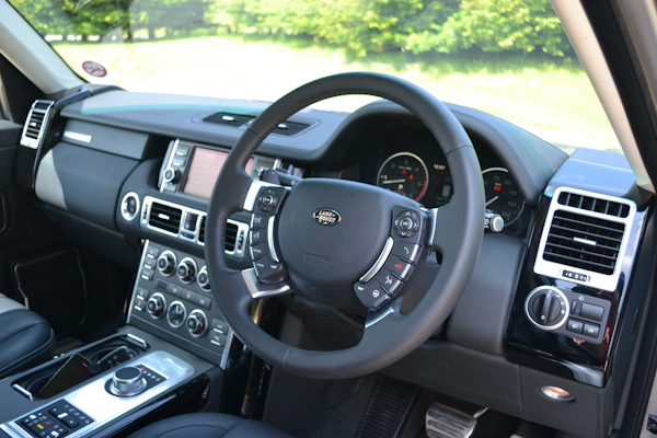Range Rover Silver Interior