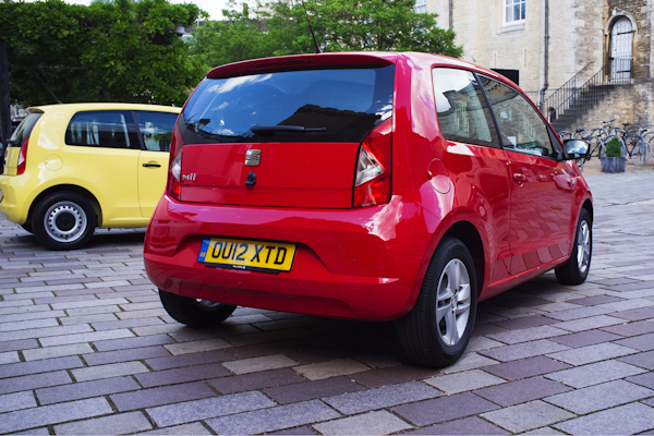 seat mii rear red