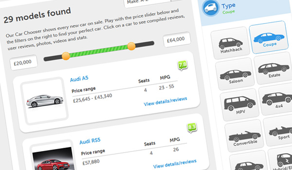 carwow homepage screenshot