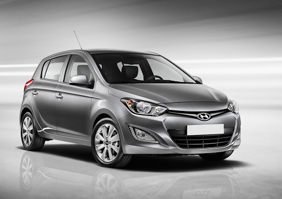 Hyundai i20 grey front